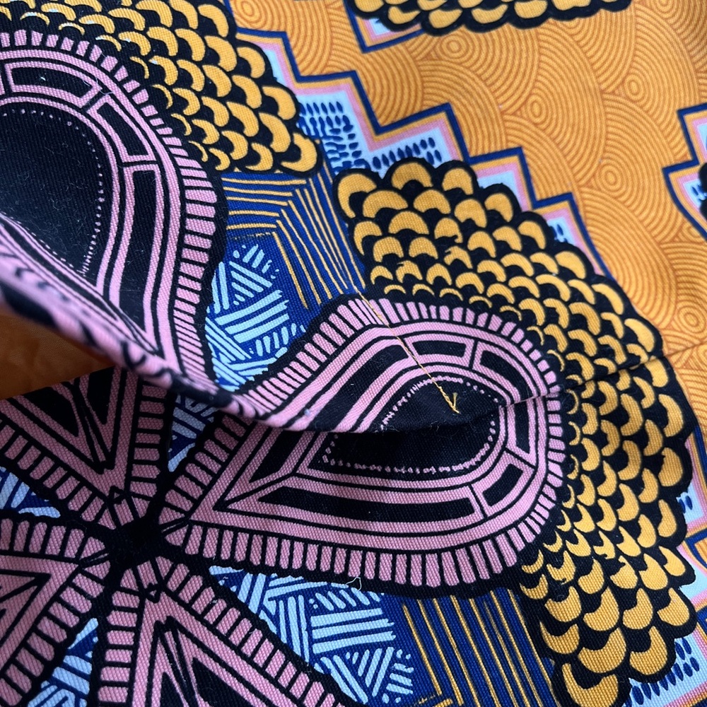 Maeve Geometric Yellow and Black Pencil Skirt - Picture 5 of 6